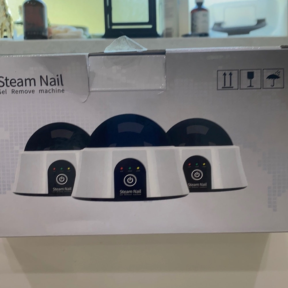 Steam Nail gel polish remover